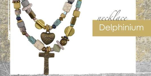 Delphinium Necklace