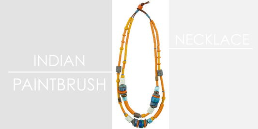 Indian Paintbrush Necklace