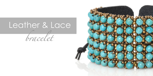 Leather & Lace Bracelet