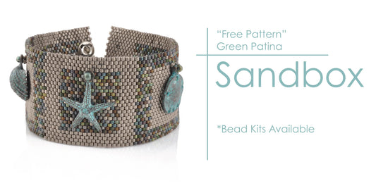 Free Beading Pattern: Sandbox Green Patina