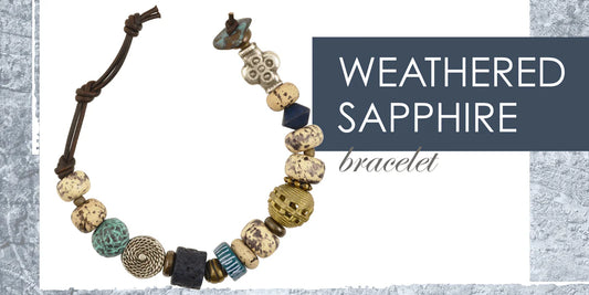 Weathered Sapphire Bracelet