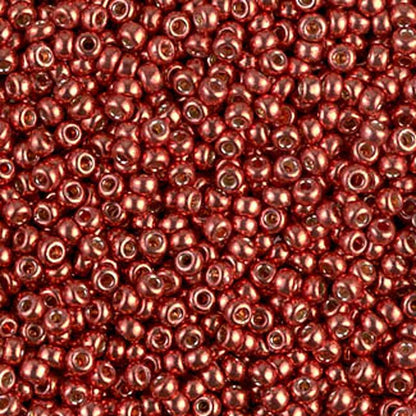 Seed Beads-11/0 Round-4208 Duracoat Galvanized Berry