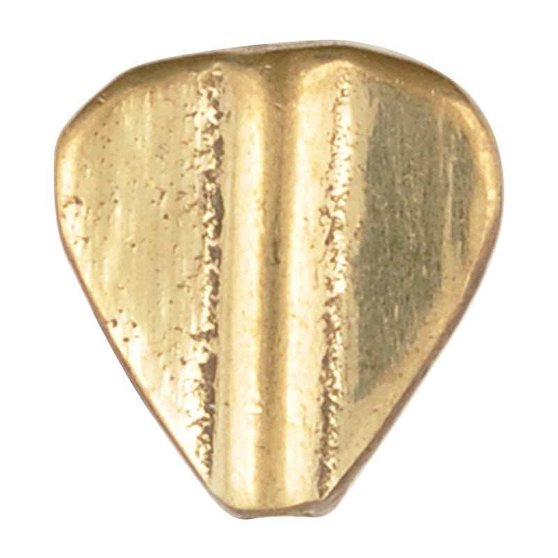 Brass Beads-13mm Flat Heart-Bronze-Quantity 1