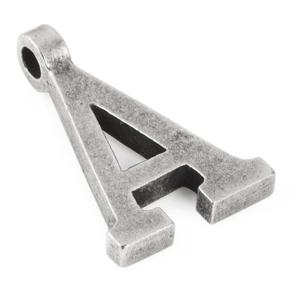 Casting-16x28mm Letter "A"-Antique Silver