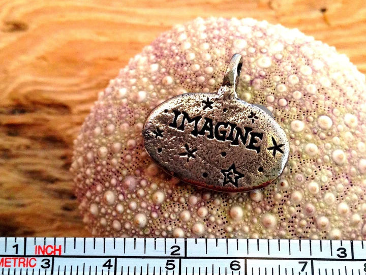 Green Girl Studios-22x26xmm Pewter Pendant-Catfish-Antique Pewter