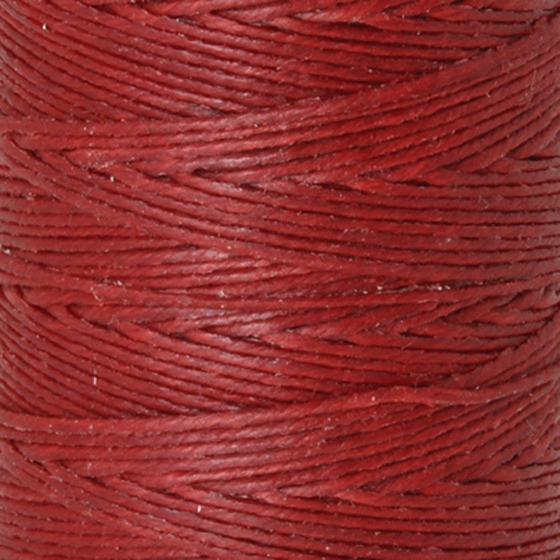 Supplies-3-Ply Waxed Irish Linen-Country Red