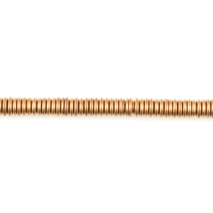 Brass-6.5mm Hishi Spacer Bead-Bronze-Quantity 24 Loose Beads