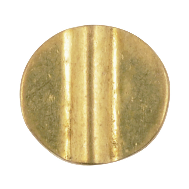 Brass Beads-11mm Flat Round Bead-Bronze-Quantity 2 Beads