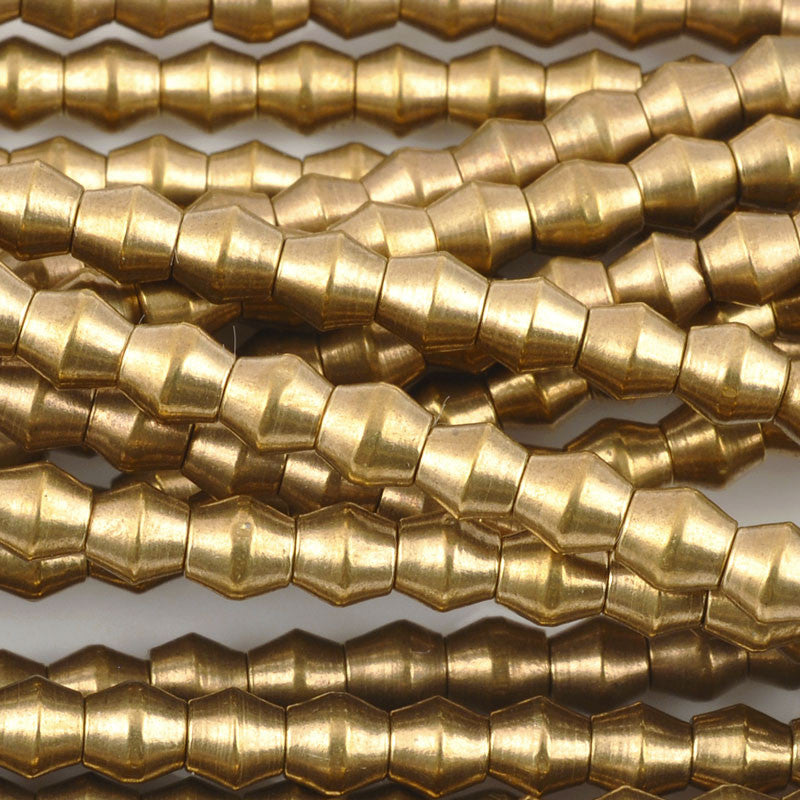 Brass Beads - Metallic Brown