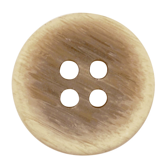 Button-16mm-Four Hole-Beige Cream Edge-Quantity 2