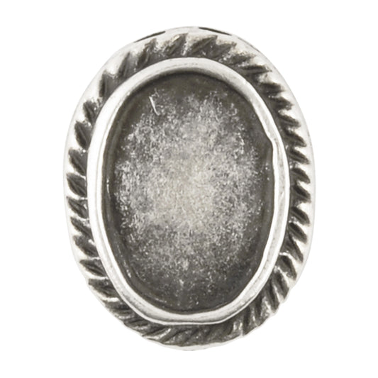 Castings-15x20mm Bezel-Antique Silver