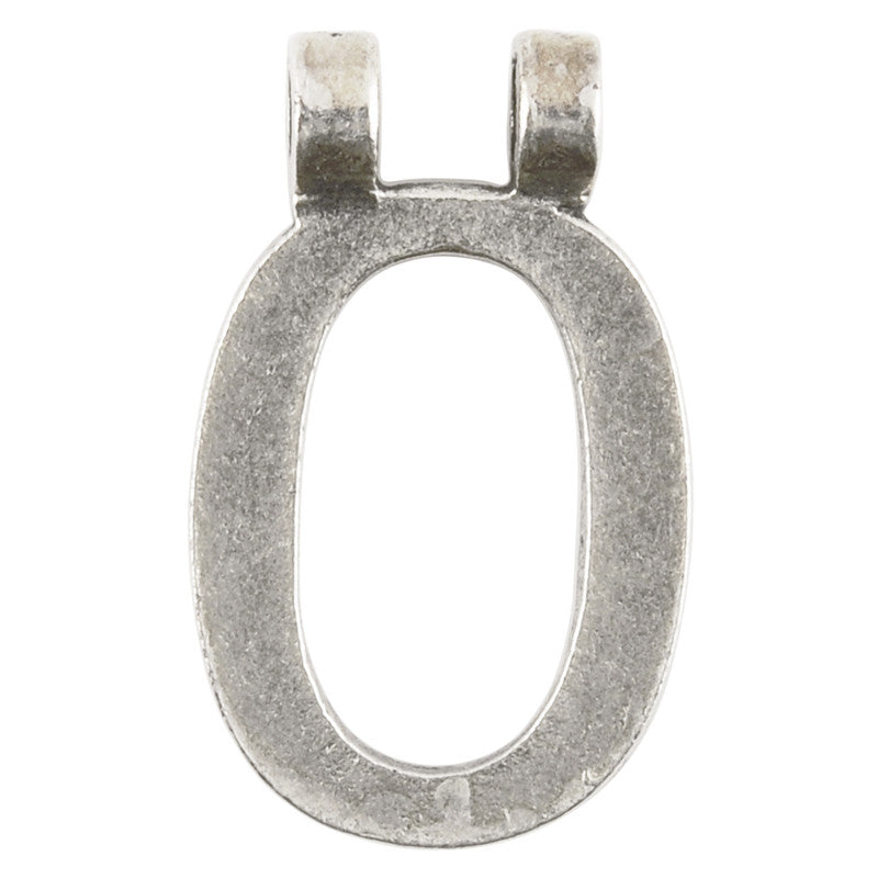 Casting-16x28mm Letter "O"-Antique Silver