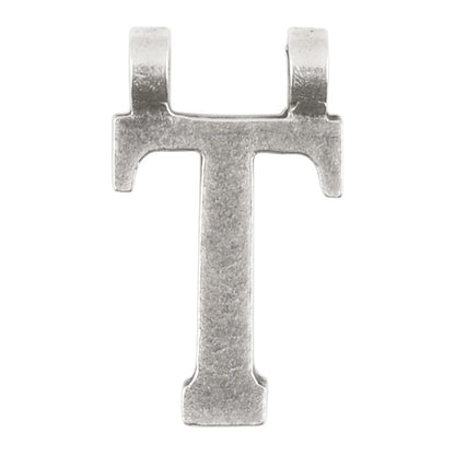 Casting-16x28mm Letter "T"-Antique Silver