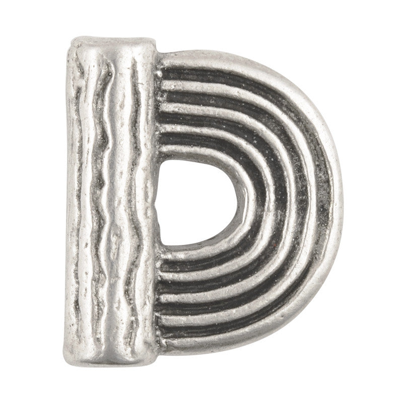 Casting-18x16mm Flat Round Half Spiral Loop-Antique Silver-Antique Silver