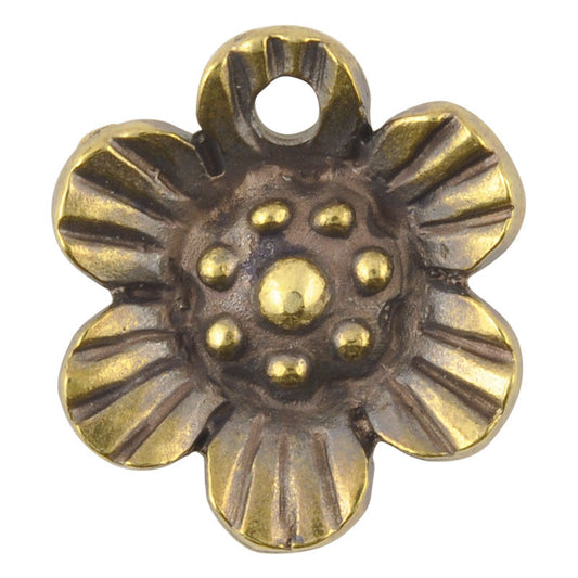 Casting-20x23mm Sunflower-Antique Bronze