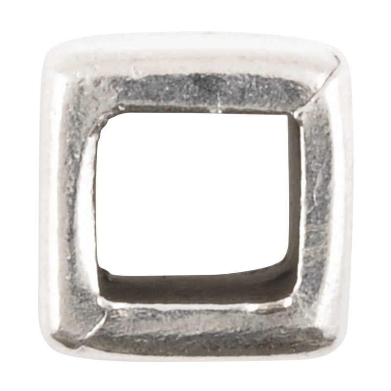 Casting-10x11mm Cube-Antique Silver