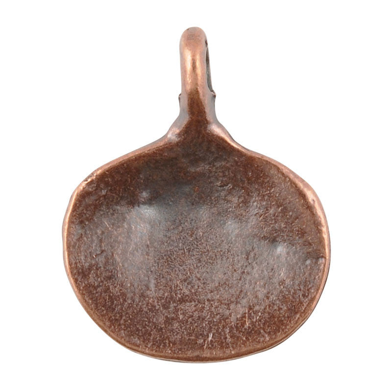 Casting Charm-15x18mm Clam Shell-Antique Copper