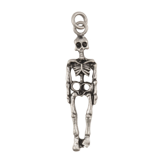 Casting Charms-55x13mm Skeleton-Silver-Quantity 1