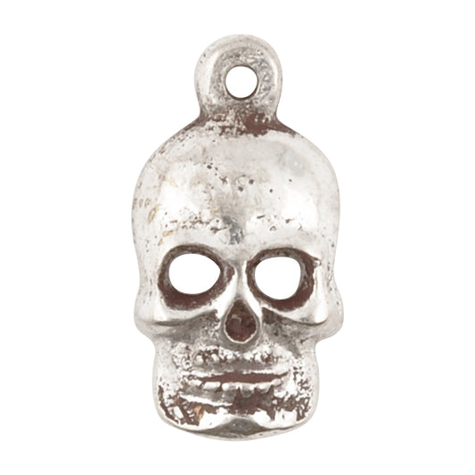 Casting Charms-9x19mm Skull-Silver-Quantity 1