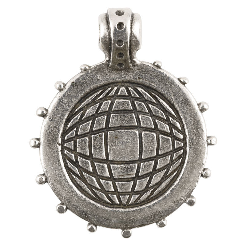 Casting Pendant-35x43mm Circle Limit IV