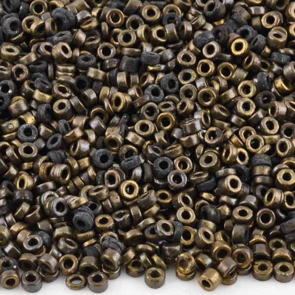 Ceramic Beads-3mm Tube-Antique Bronze