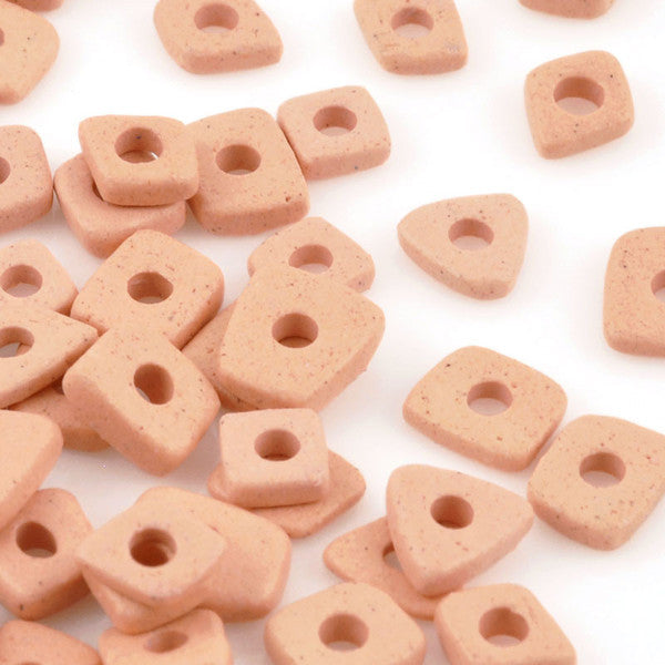 Ceramic Beads-5mm Abstract-Blush