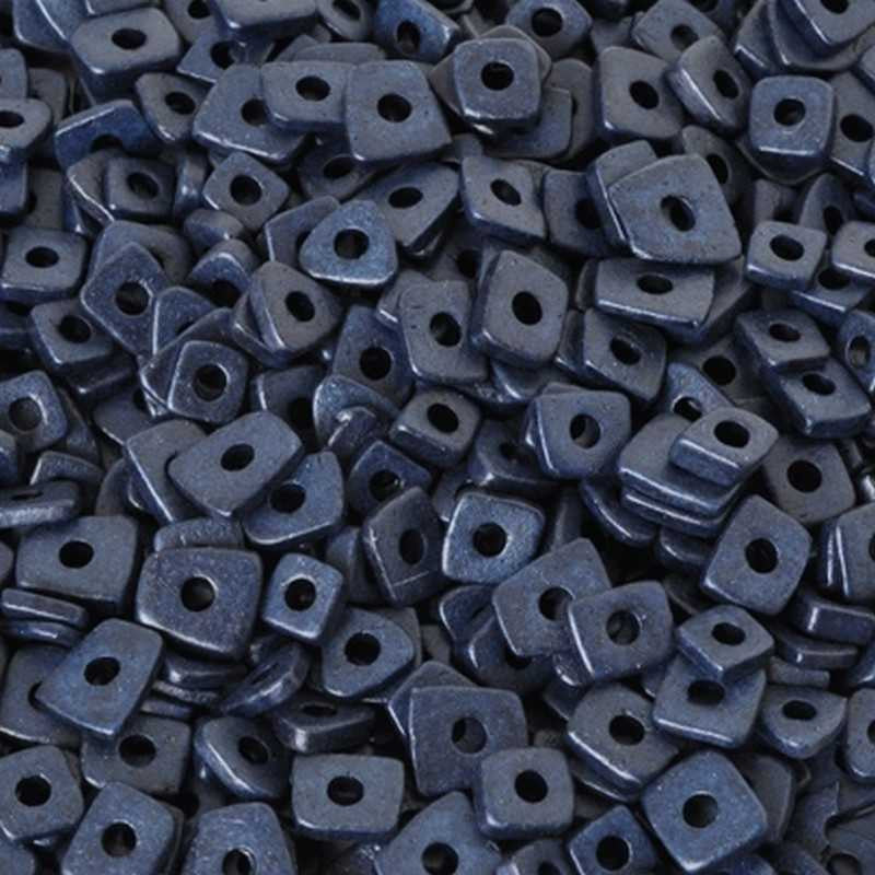 Ceramic Beads-5mm Abstract-Indigo