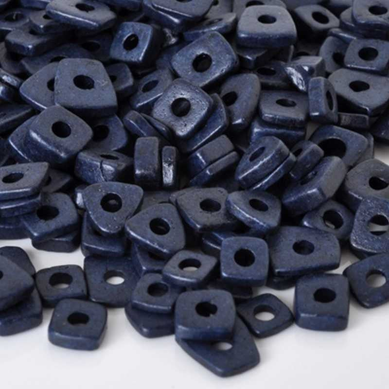 Ceramic Beads-5mm Abstract-Indigo