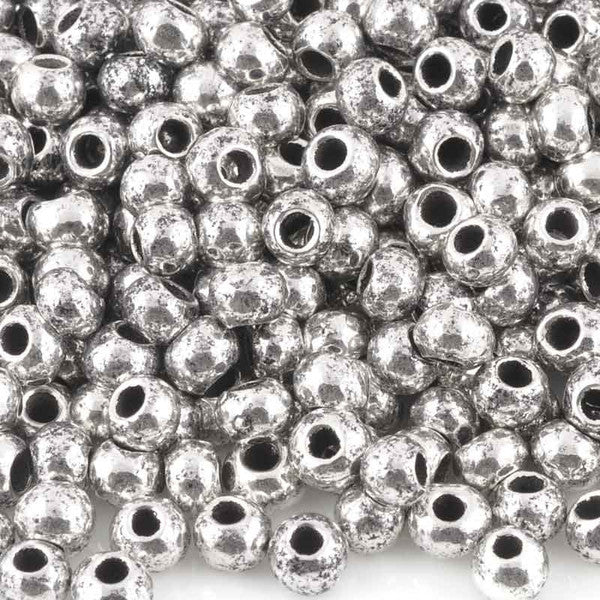 Beads - 5mm Rope Tube - Silver - Tamara Scott Designs
