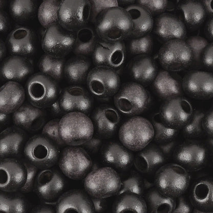 Ceramic Beads-5mm Round-Black