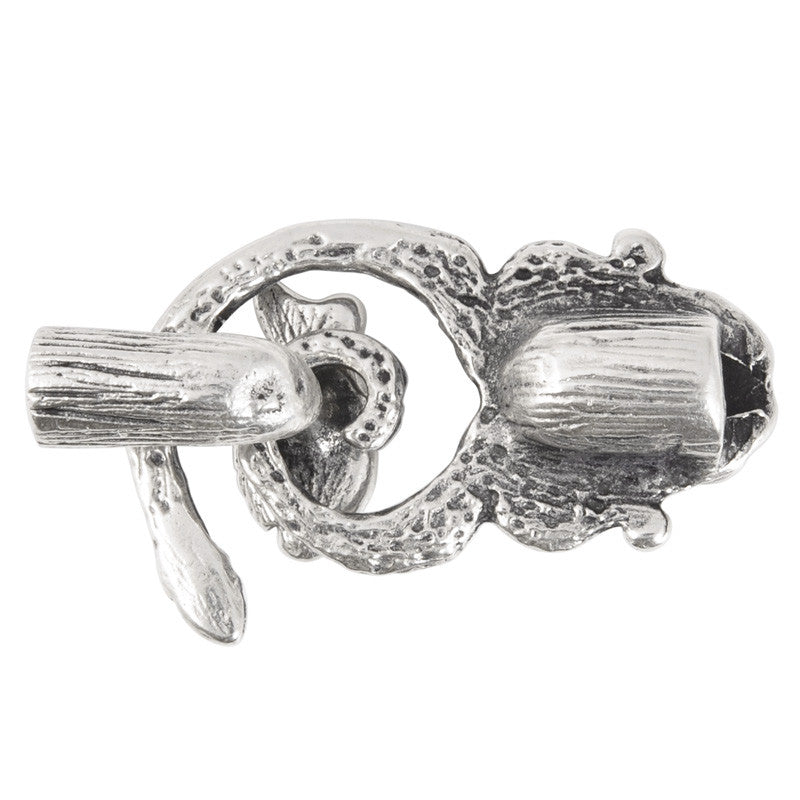 Clasp-37x16mm Sealife Clasp-Antique Silver