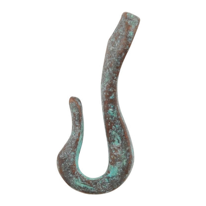 Clasp-7x17mm Hook & 9x13mm Eye-Green Patina