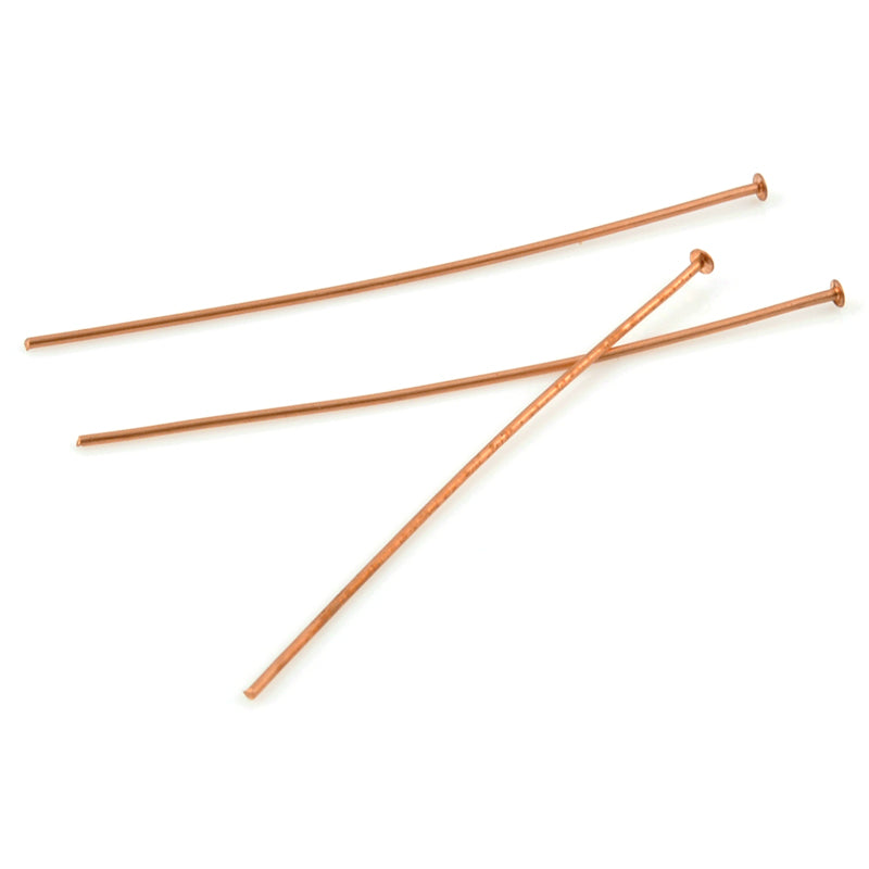 Findings-2 Inch Head Pin-Copper-Quantity 25