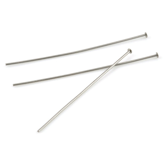 Findings-2 Inch Head Pin-Nickel-Quantity 25