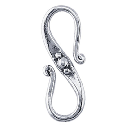 Findings-S-Hook Clasp-Sterling Silver