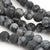 Gemstone-8mm Round-Matte Snowflake Obsidian-15 Inch Strand-Quantity 1