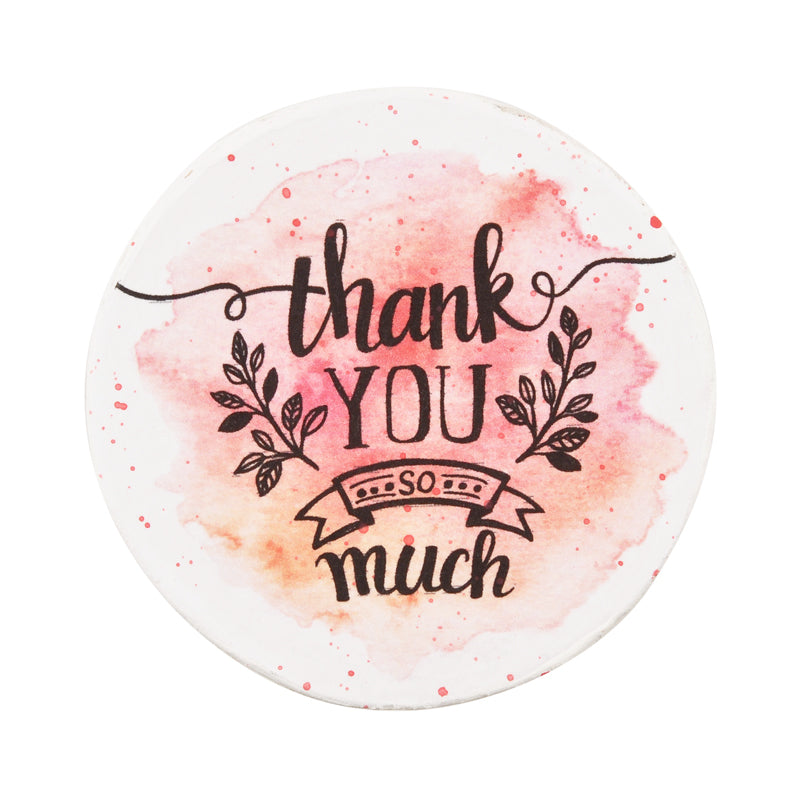 Gift Boxes-Thank you SO much-Paper Mache-Round-X-Small-Quantity 1