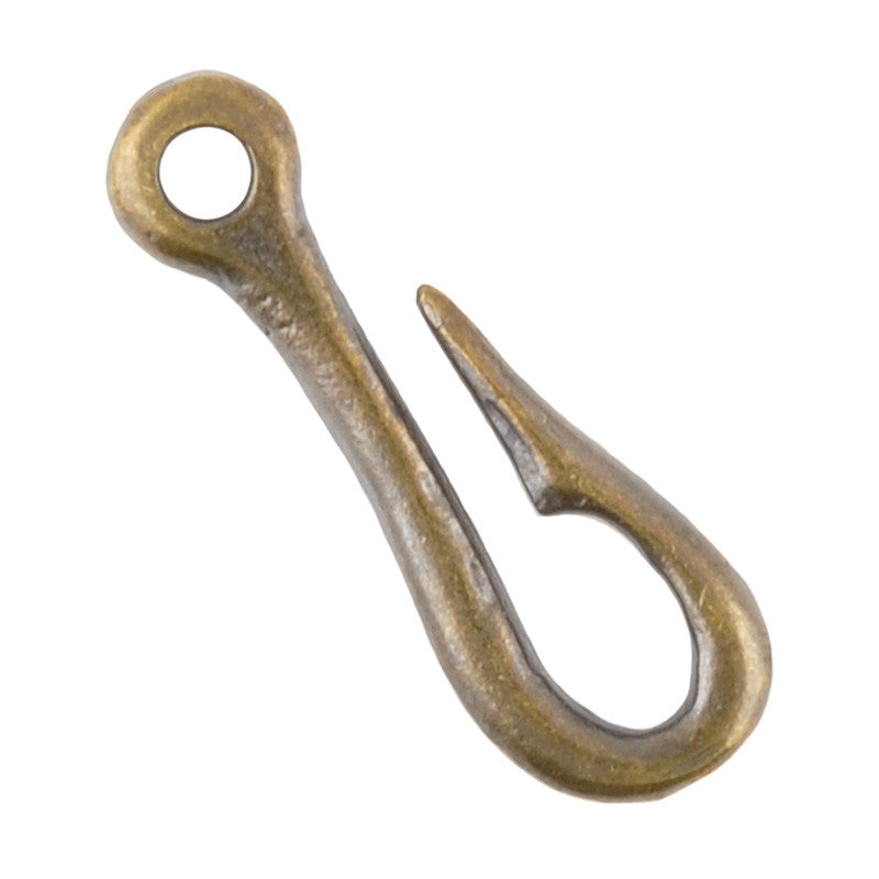 Jewelry Findings-9x25mm Hook-Antique Bronze