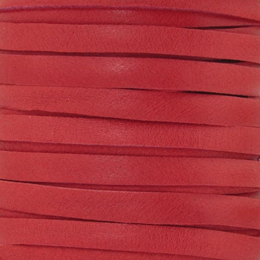 Leather-3mm Deerskin Lace-Red