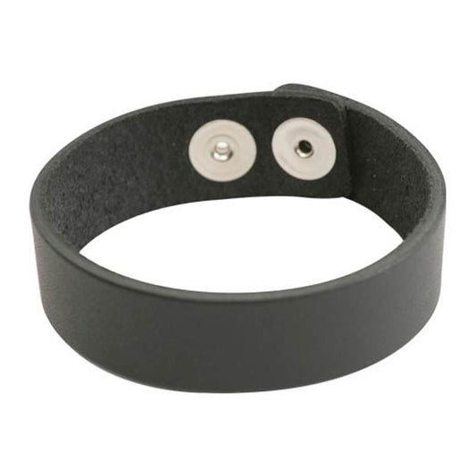 Leather Cuff Bracelet-Black