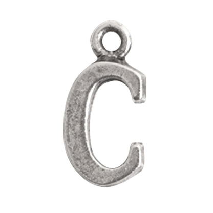 Nunn Design-Pewter-10mm Charm Initial C