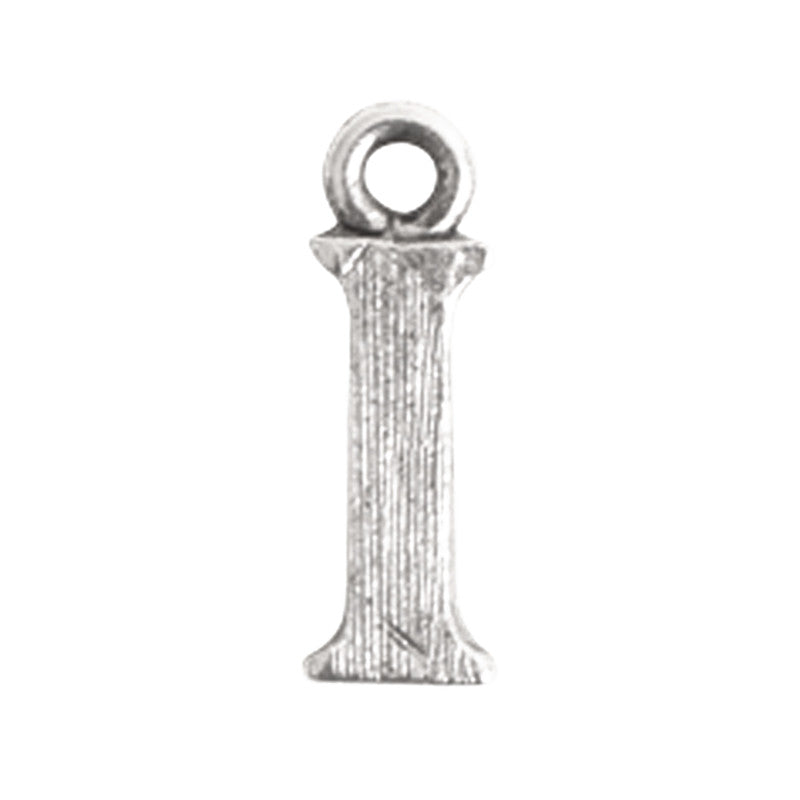 Nunn Design-Pewter-10mm Charm Initial I