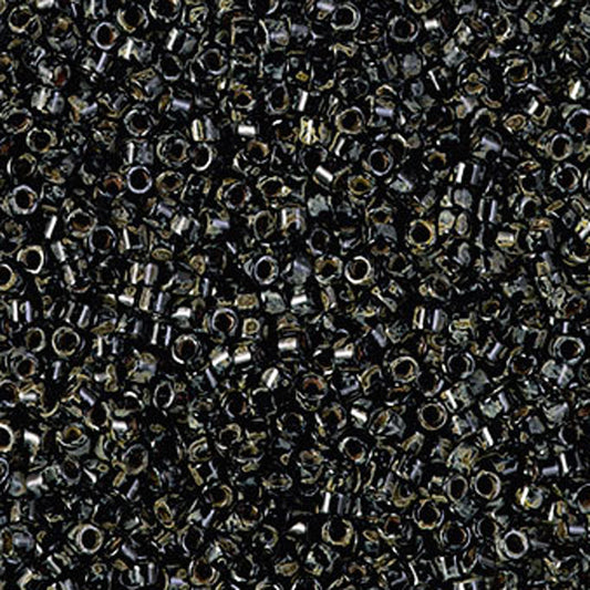 Seed Beads-11/0 Delica-2261 Black Picasso