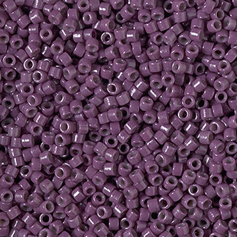 Seed Beads-11/0 Delica-2360 Duracoat Opaque Dyed Grape