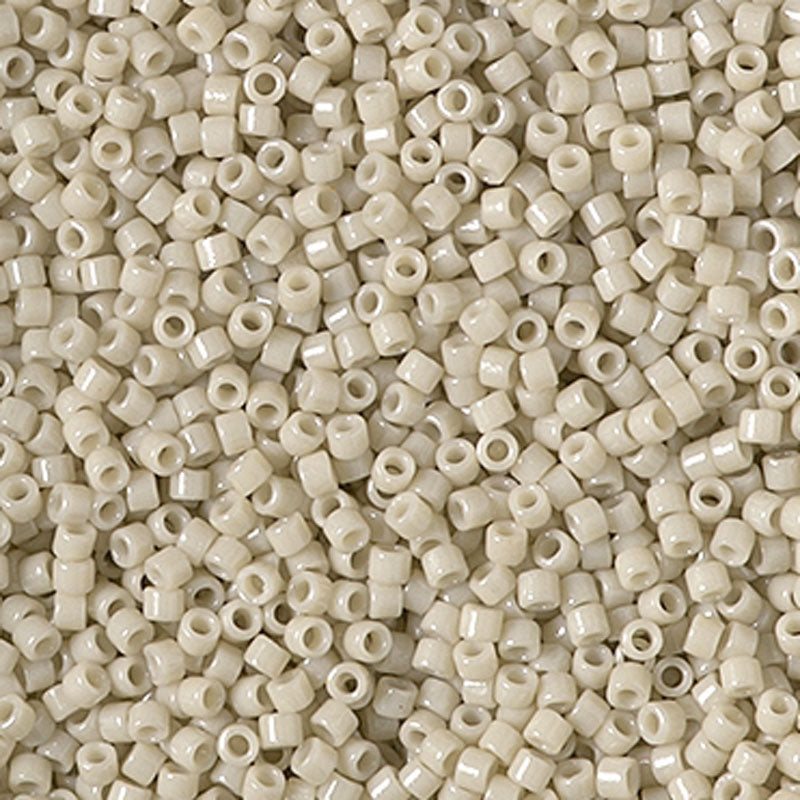 Seed Beads-11/0 Delica-2362 Duracoat Opaque Dyed Flax