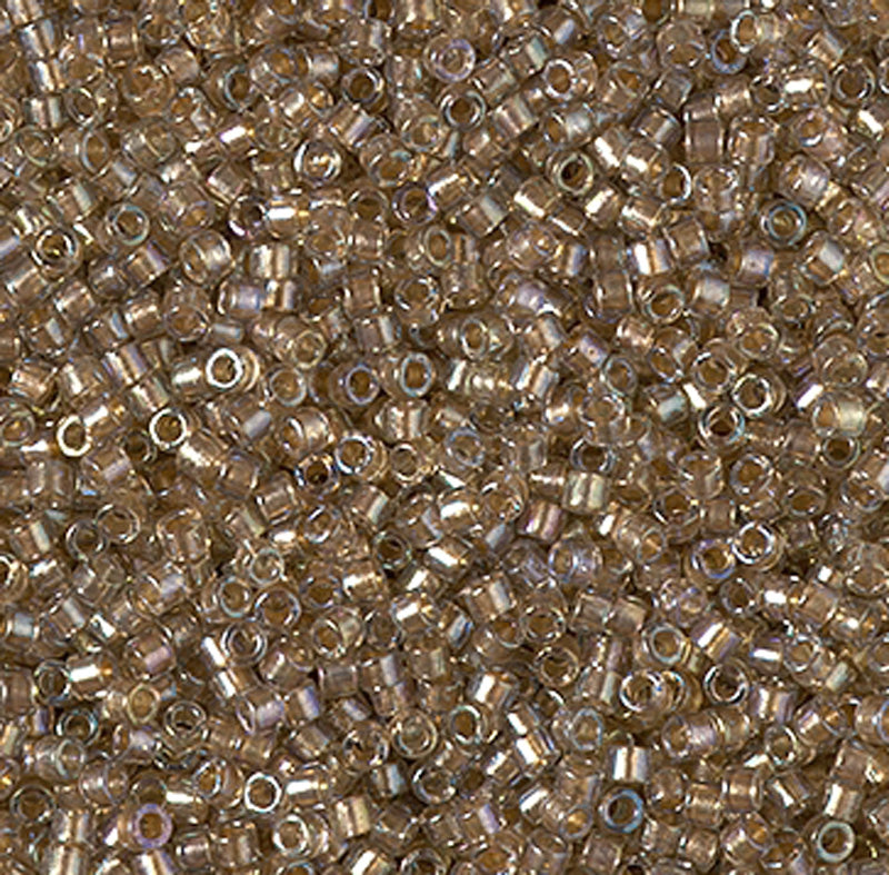 Seed Beads-11/0 Delica-2396 Inside Dyed Moth-Miyuki