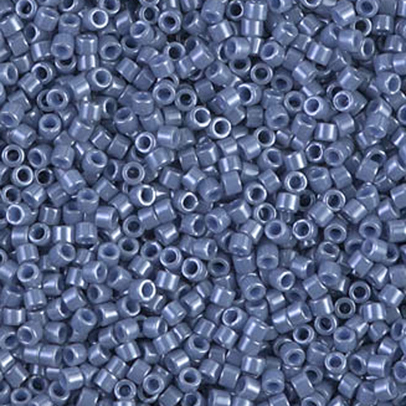 Seed Beads-11/0 Delica-267 Opaque Blueberry Luster-Miyuki