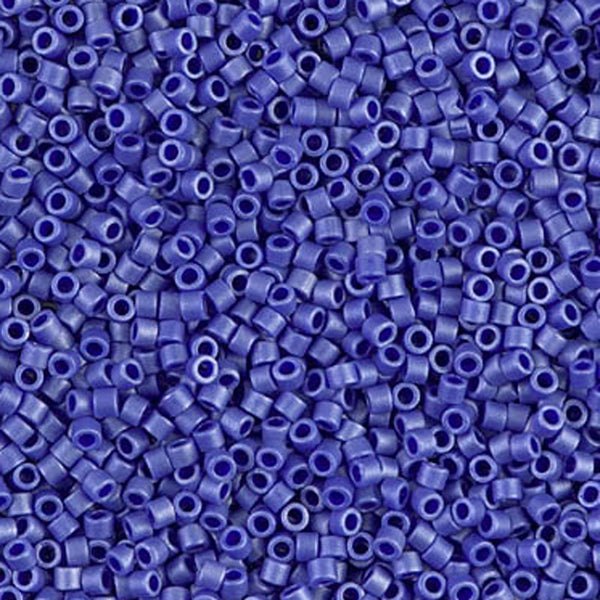 Miyuki Delica Seed Beads 11/0 Matte Sapphire Metallic Blue DB361 7.2 Grams