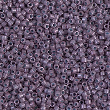 Seed Beads-11/0 Delica-662 Dyed Opaque Mulberry