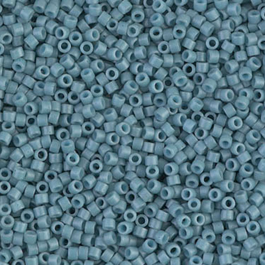 Seed Beads-11/0 Delica-792 Dyed Seafoam Opaque Shale